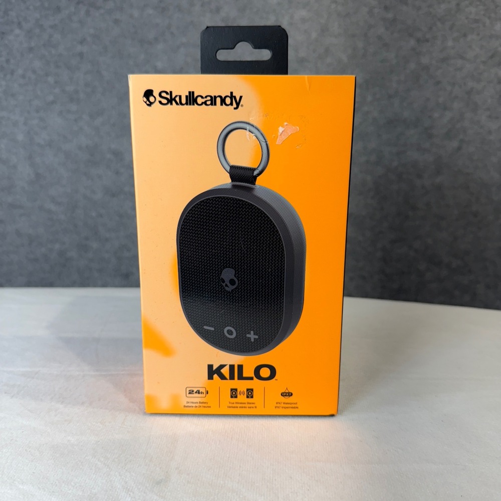 Skullcandy Kilo Portable Bluetooth Speaker 24 Hour Battery IPX7 Waterproof Black